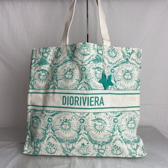 Christian Dior Linen Tote Bag - Picture 1 of 2